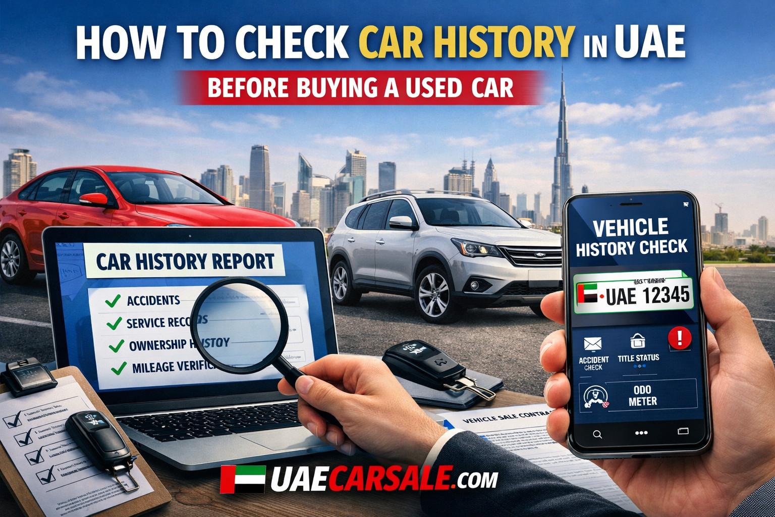 How to Check Car History in UAE Before Buying a Used Car