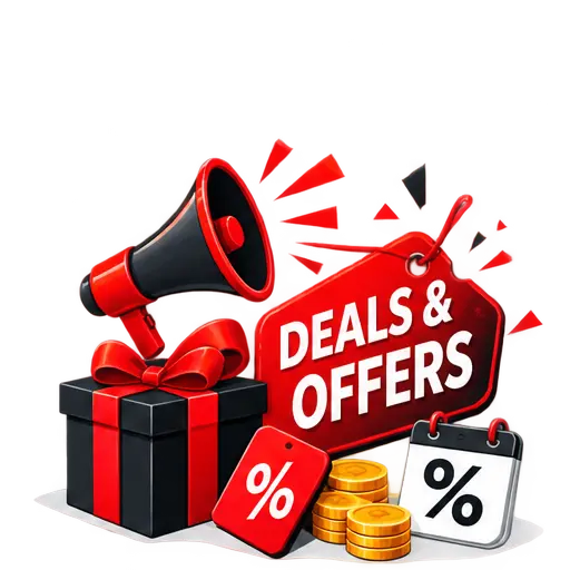 03 Deals Offers Black Red