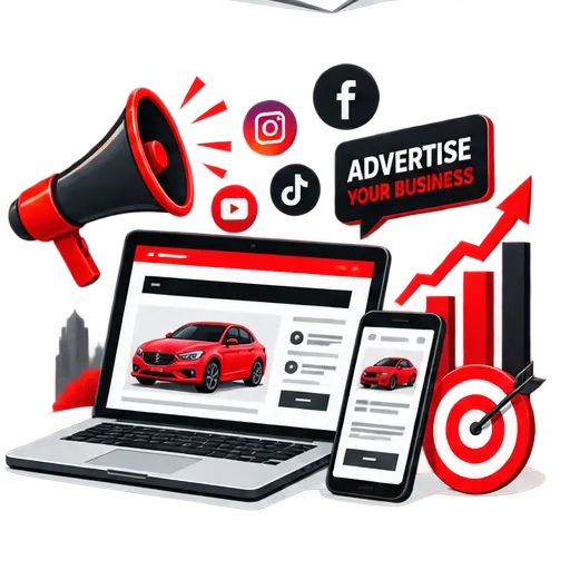 05 Automotive Advertising Black Red